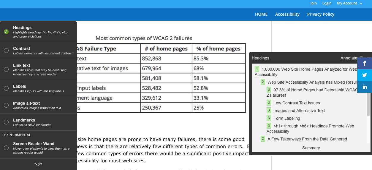 Using WordPress and the DIVI Theme Allows You to Easily Address the Most Common Types of WCAG Failures